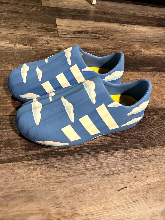 adidas Other - adidas adilette SuperStar 3M Sponsons Blue & Yellow US 13 Like New
